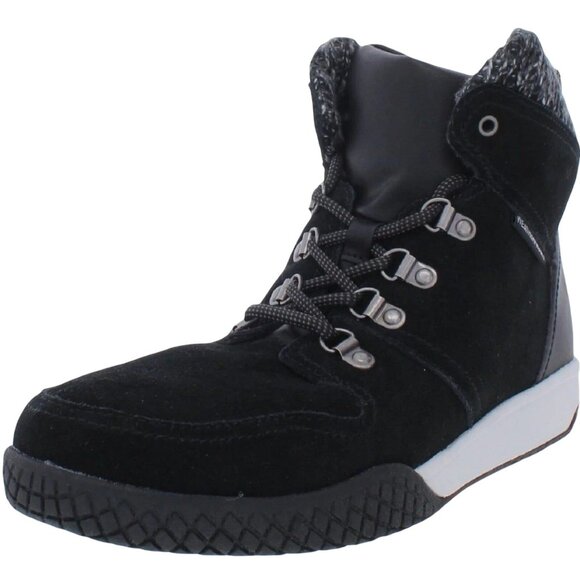 Weatherproof 9 Boots Ruby Outdoor Suede Leather Chunky Winter Lug Snow Shoes - Picture 14 of 14